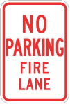 ar-222 no parking fire lane signs